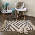 Wholesale outdoor decor cotton woven geometric runner rug